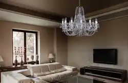 Дизайн подвесных светильников в гостиной