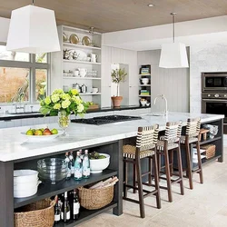 Kitchen Design With Two Tables