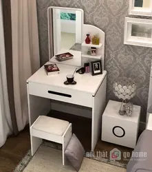 Дизайн маленьких столиков в спальню