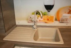 Kitchen design how to build in a sink