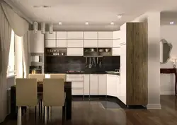 Дизайн кухонь прямых и угловых