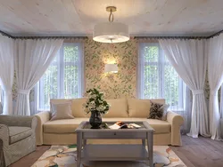 Living Room Design With Low Windows