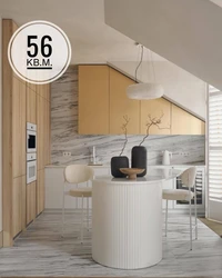 Дизайн кухни 56 кв м