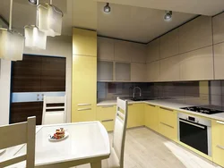 Kitchen design 56 sq m