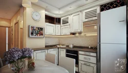 Kitchen design 46 sq m