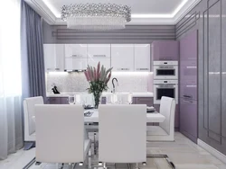 Kitchen design 46 sq m