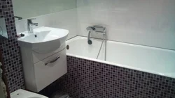 Bathroom design with sink on the right