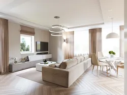 Living room design 80 square meters