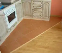 Kitchen design tiles and linoleum