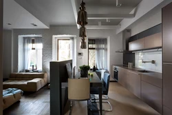 Kitchen Design For An Apartment 40 Sq M