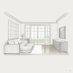 Apartment Design Full Wall Drawing