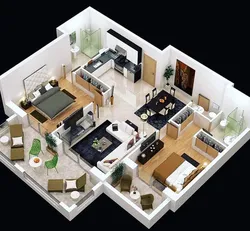 Дизайн квартир по планировки комнат