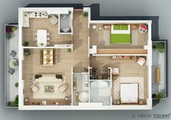 Дизайн квартир по планировки комнат