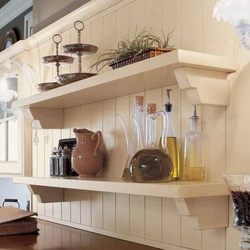 Inexpensive shelves for the kitchen photo