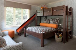 Двухъярусная спальня фото