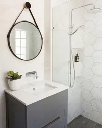 Photo hexagonal bathtub