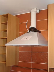 Дымоход в кухне фото
