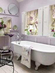Bath with lavender photo