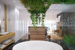 Greenery In The Bathroom Photo