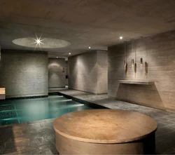 Bath in basement photo