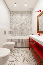 Geometry Tiles Bath Photo