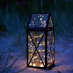 Photo of lanterns in the kitchen