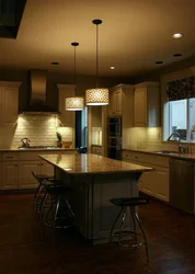 Photo of lanterns in the kitchen