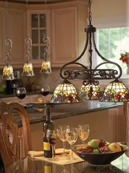 Photo of lanterns in the kitchen