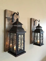 Photo of lanterns in the kitchen