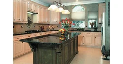 Kitchen Green Marble Photo