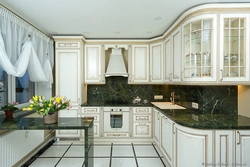 Kitchen Green Marble Photo