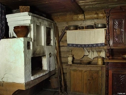 Kitchen In A Hut Photo