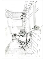Drawings On The Loggia Photo