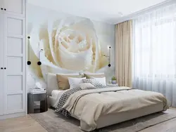 Белые розы фото спальни