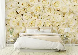 White roses bedroom photo