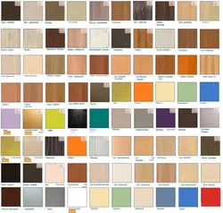 Kitchen chipboard color photo