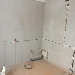 Wiring In The Bathroom Photo