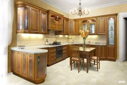 Photo Of Classic Walnut Kitchen