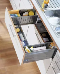 Photo of kitchen sink drawer