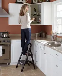 Stepladder in the kitchen photo