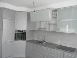 Kitchen Photo Silver Metallic