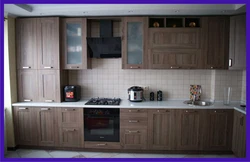 Kitchen mdf oak photo