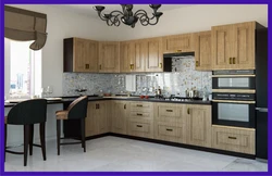 Kitchen mdf oak photo