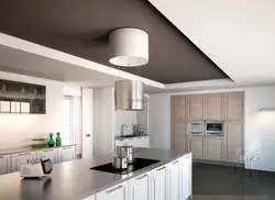 Kitchen island hood photo