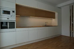 White two-level kitchen photo