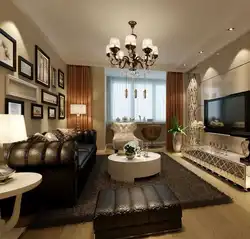 Photo Of Brown Living Room Tiles