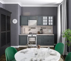 Gray kitchen stacked photo