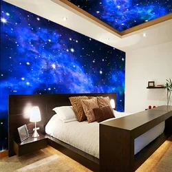 Bedroom starry sky photo