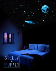 Bedroom Starry Sky Photo