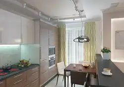 Kitchen in a room apartment photo